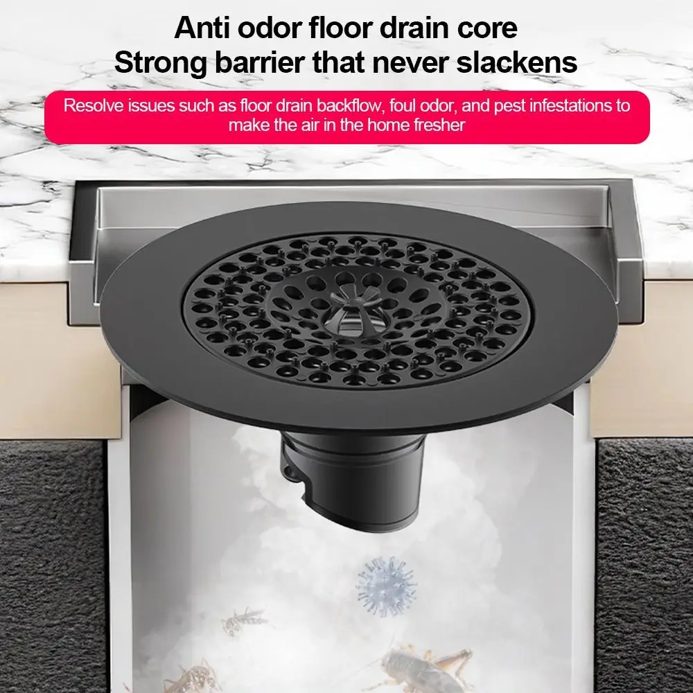 

Useful Anti-odor Floor Drain Anti-insect Fast Drainage Shower Floor Strainer Floor Drain Cover Bathroom Kitchen
