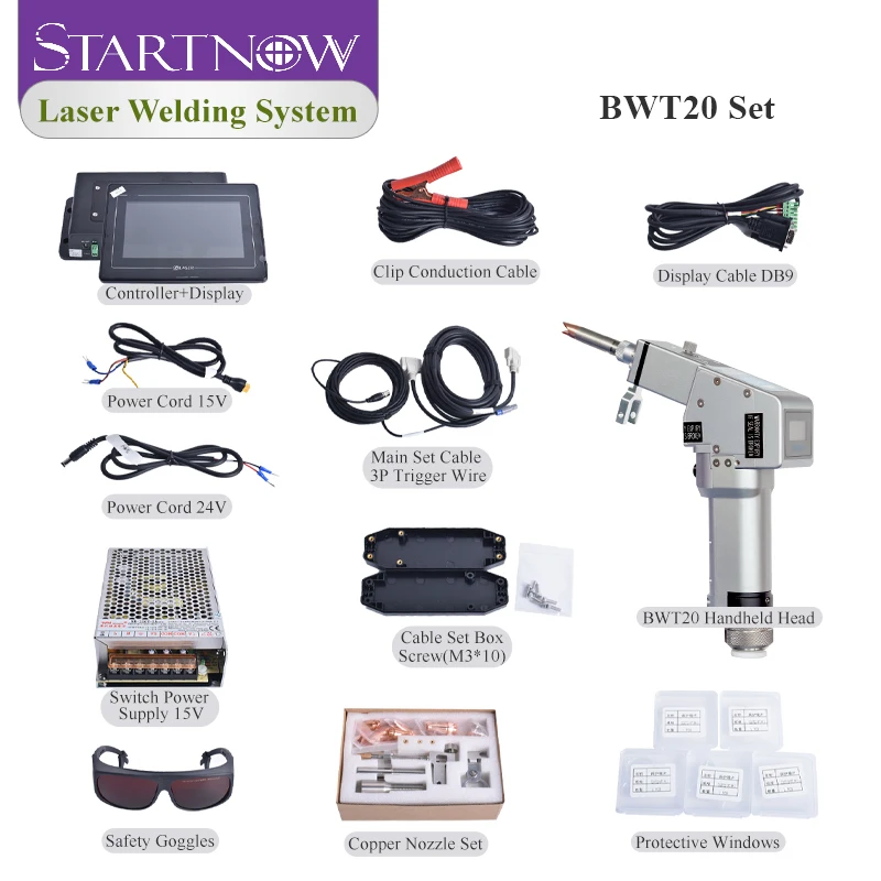 Startnow RAYCUS JAX Fiber Laser Handheld Integrated Welding Machine  1500W 2000W 3000W With Water Cooling Laser Welding Machine