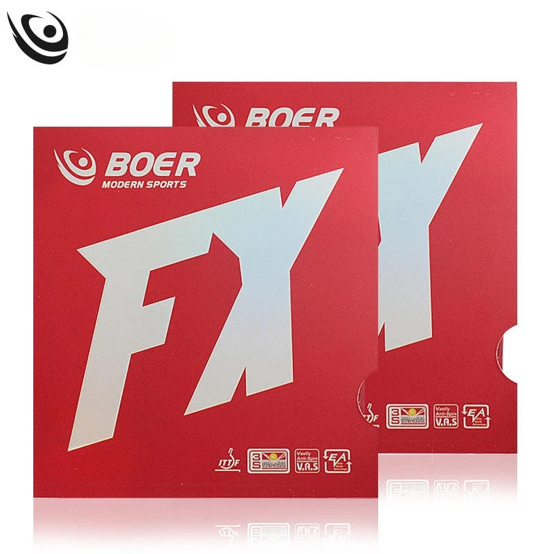 Funda de Goma para Raqueta de Tenis de Mesa Boer, Lámina de Goma Esponjosa Antideslizante Serie Fx para Raqueta de Tenis de Mesa