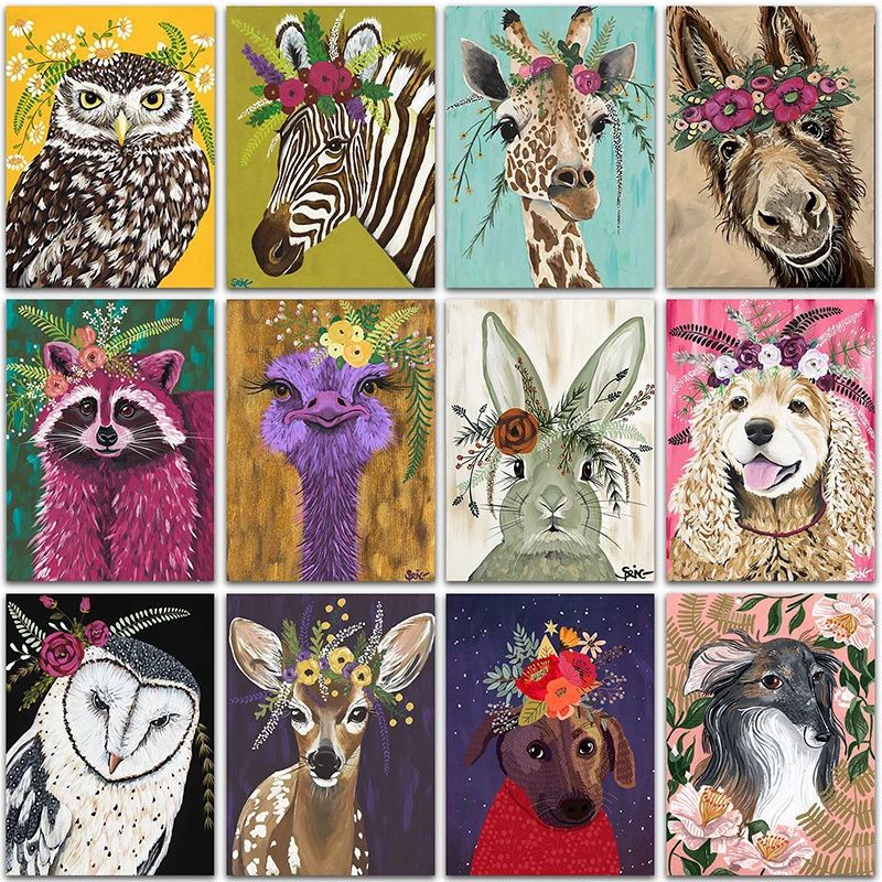 

5D Diamond Painting flower animal ostrich koala tiger Home decoration Full Square&Round Diamond mosaic embroidery Cross stitch