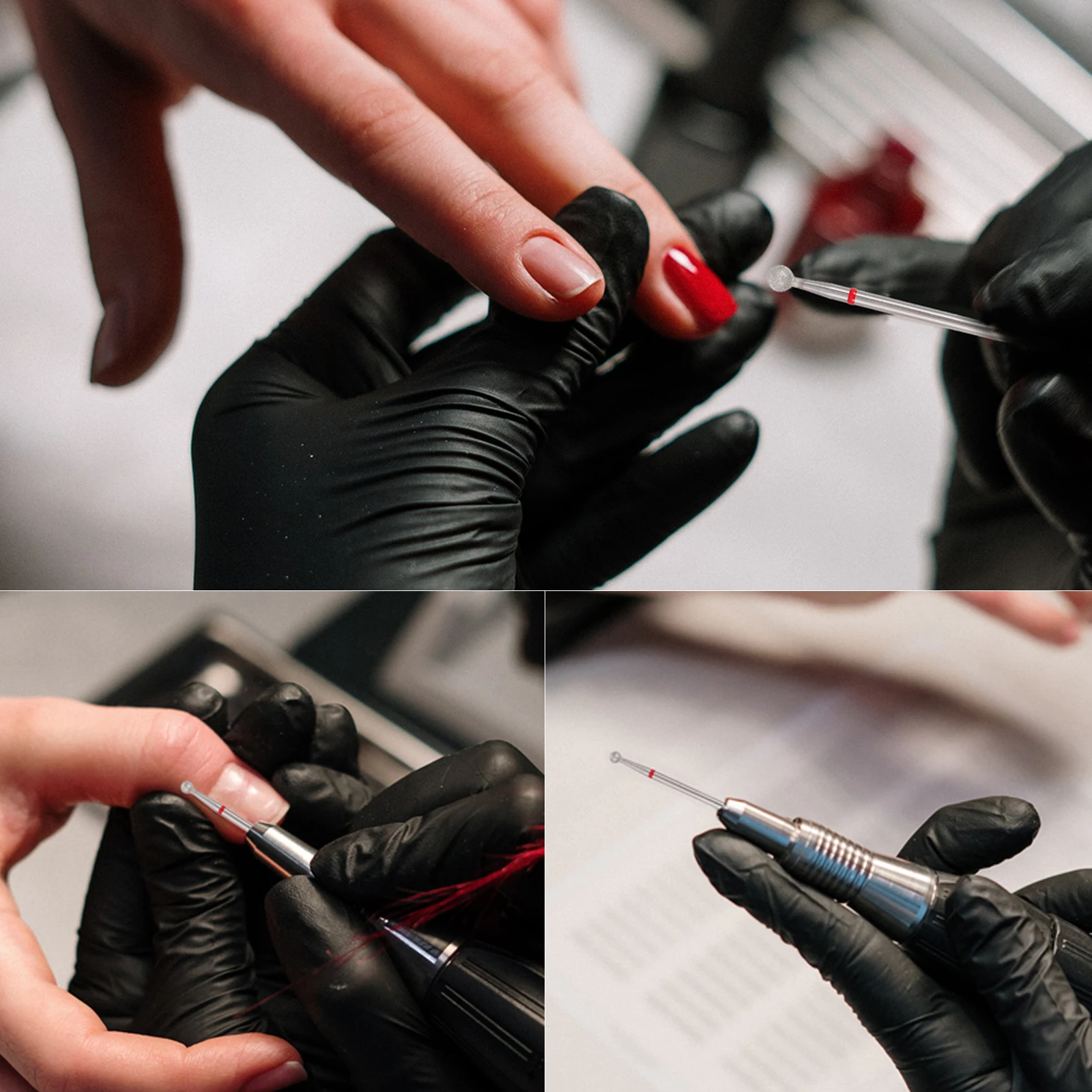 

3 шт. сверла для дизайна ногтей, изысканный внешний вид, маленький размер для идеального шлифовального эффекта, головки для полировки ногтей, маникюрное искусство