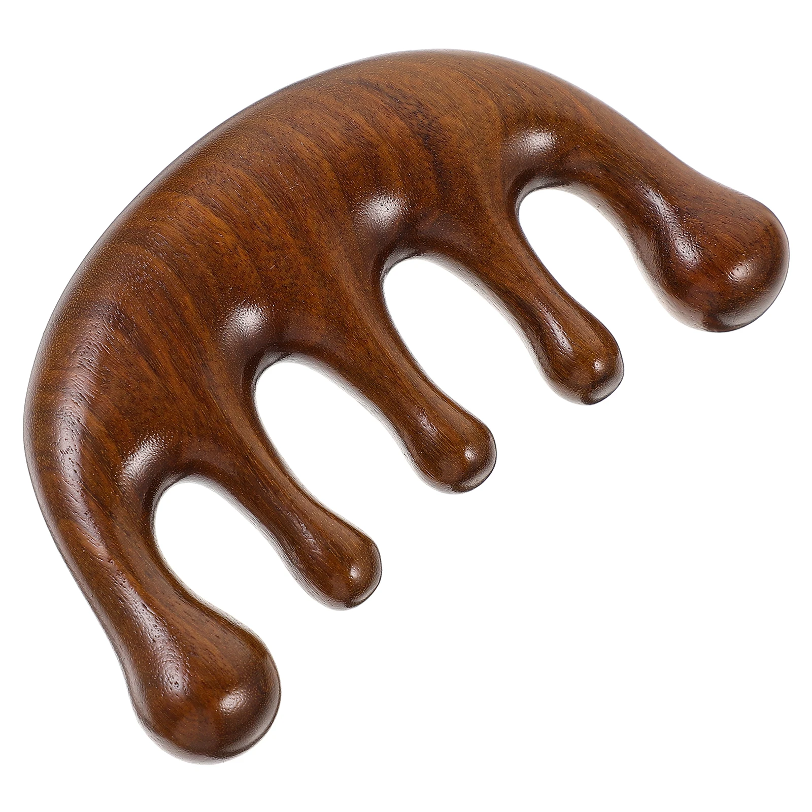 

Wood Craft Massage Comb Practical Fine Craftsmanship Polished Surface No Burr Easy Carry Use Family Gift Relaxation Stretching