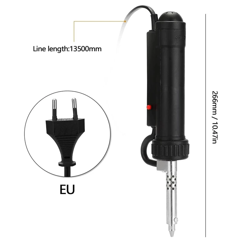 ABAE-Electric Vacuum Desoldering Machine Portable Welding Desoldering Machine Electric Soldering Repair Tool EU Plug