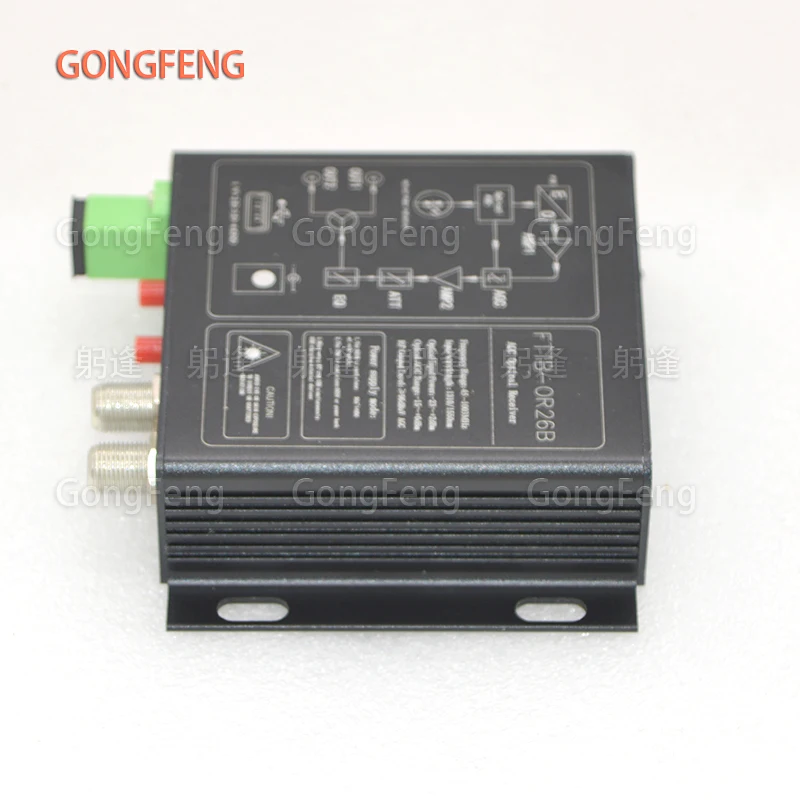 

SOLA FTTB CATV AGC Optical Receiver MINI Node 5~14V Sola Panie With EQ ATT 2 RF Output level 96dBuV CATV Series Equipment