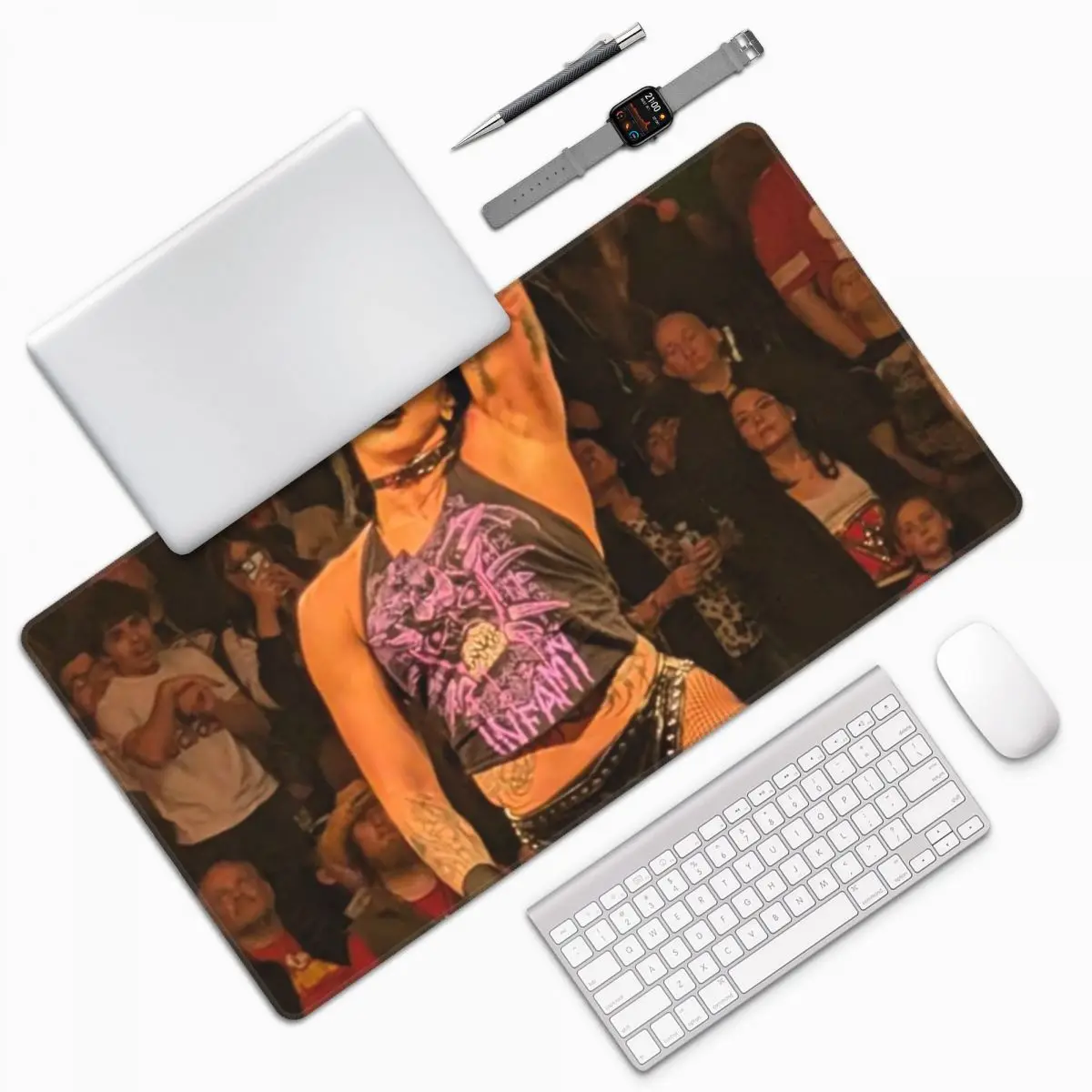 

She Is My Mami Rhea Ripley Bootleg Wrestler Large Mouse Pad Computer Keyboard Mouse Mat Gaming PC Laptop Desk Mat