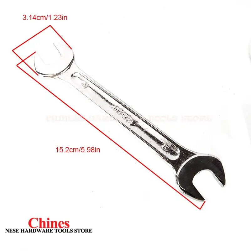 Unquenched Double Head Open Wrench Wrench Stay Wrench Forging Galvanized Hardware Household Tools