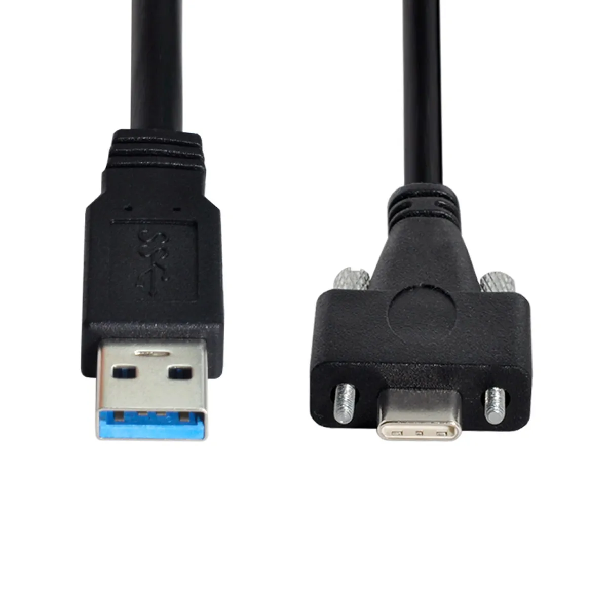 

5 Meters USB 3.1 Type-C Dual Screws Locking to Standard USB3.0 Data Cable