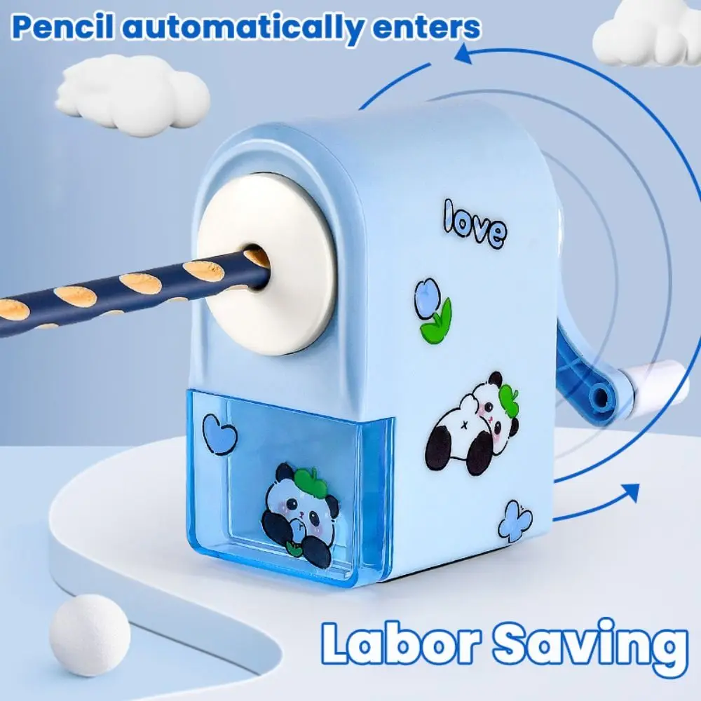 Pencil Automatically Enters Pencil Sharpener Anti Sticking Lead Hand-cranked Pencil Sharpening Tool Hand-cranked Sharpener