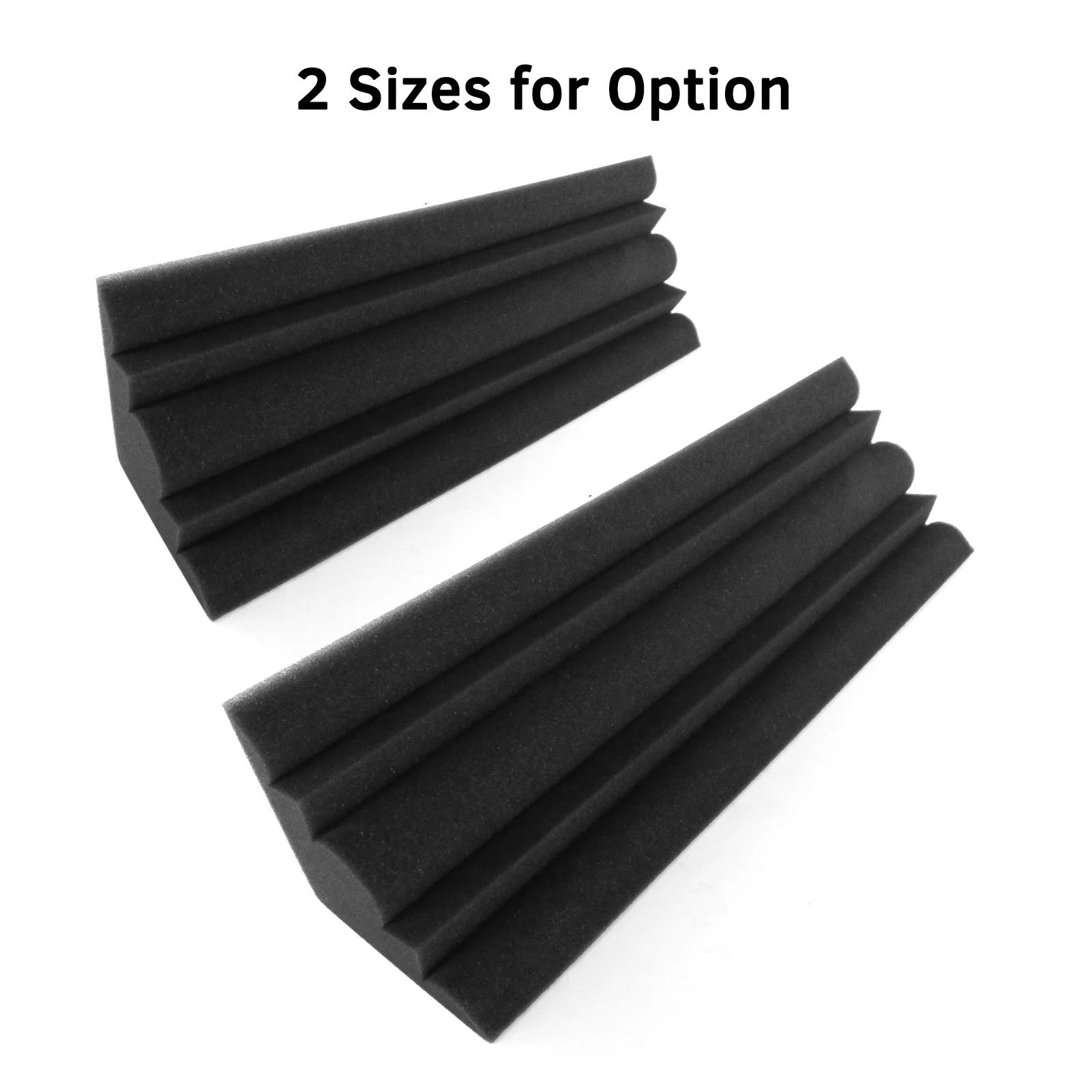

4 PCS Acoustic Foam Panels High Density Sound Isolation Fire Retardant Bass Strap Foam for Home Studio Theater