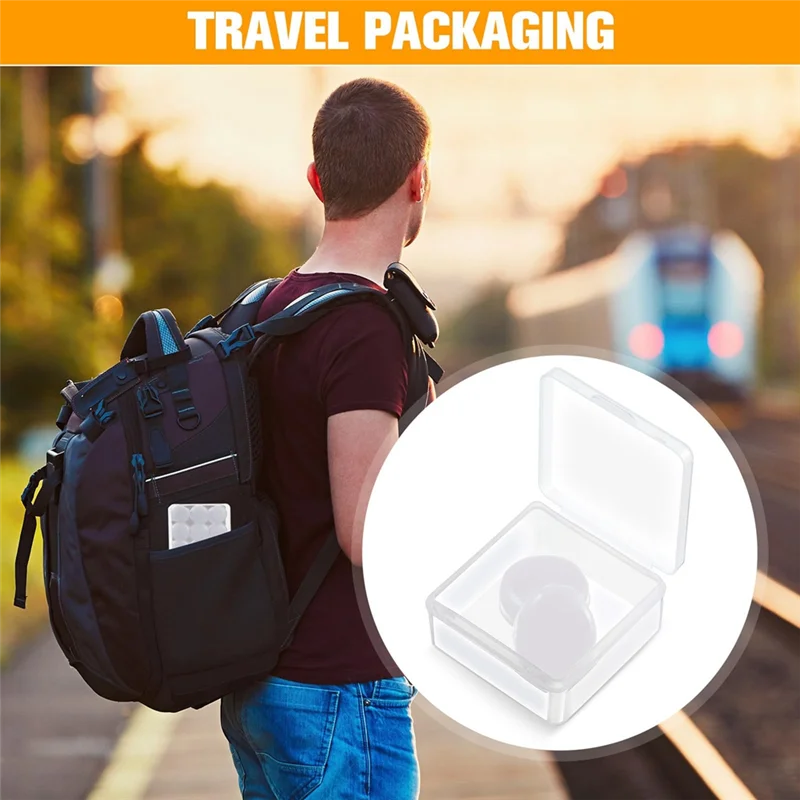 21 زوجًا من سدادات الأذن للنوم، سدادات أذن من السيليكون قابلة لإعادة الاستخدام وقابلة للتشكيل، سدادات أذن ناعمة لإلغاء الضوضاء