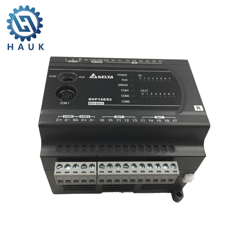 

Новые оригинальные ПЛК De-lta DVP16ES200R серии ES2 — компактные, высокоэффективные специализированные контроллеры PAC.