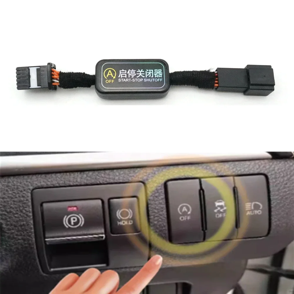 Car Auto Start Stop Canceller Engine Eliminator Device Plug Disable Cable Senor For Toyota Harrier XU60 2014 2015 2016-2020