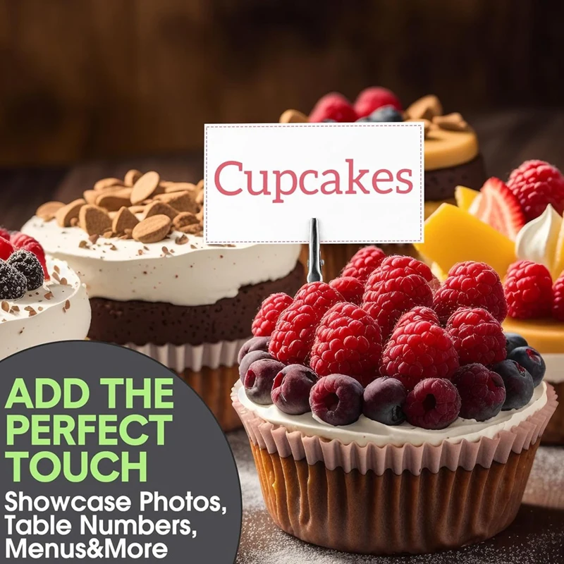 حامل بطاقة مكان مع مشبك ، صورة ، مشابك مذكرات ، قاعدة خشبية ، حامل رقم الطاولة ، قائمة طعام ، ديكور حفل زفاف ، 24: من