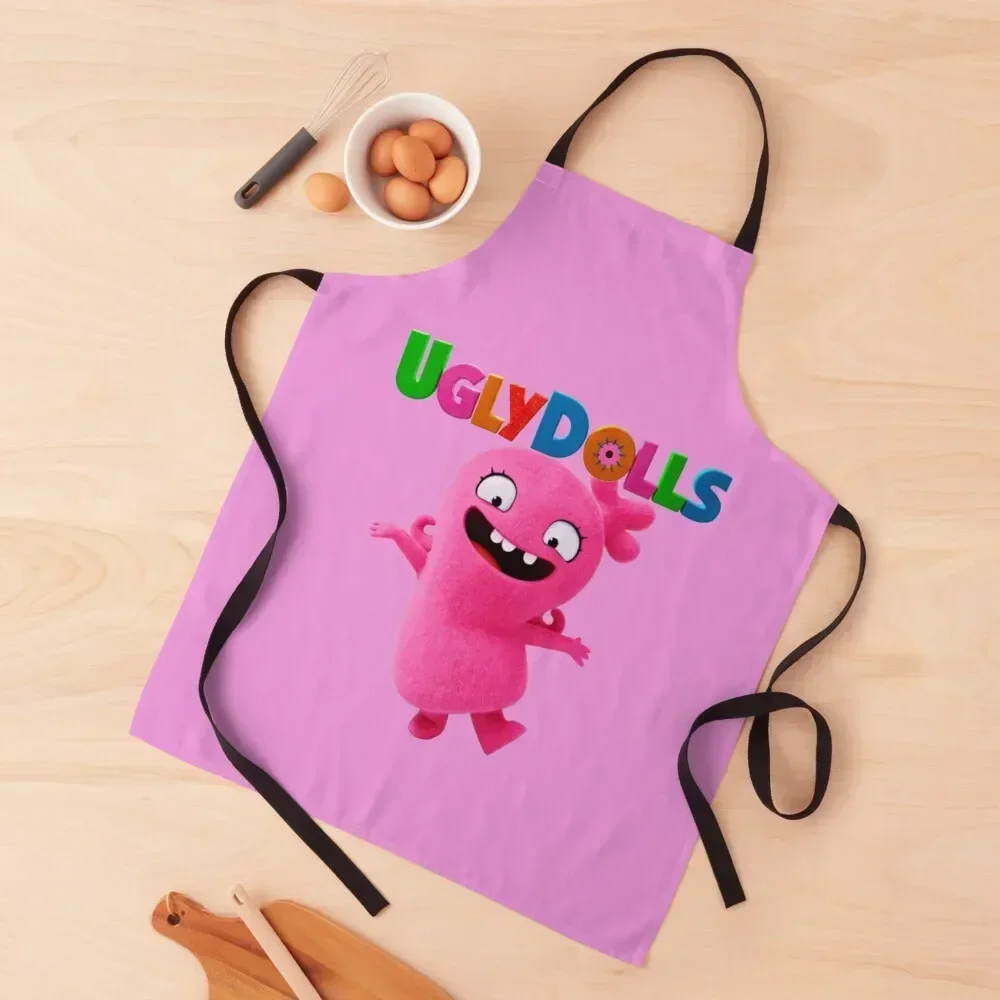 moxy rose ugly dolls, fun gift Apron professional hairdresser Customizable Women's Dress Apron