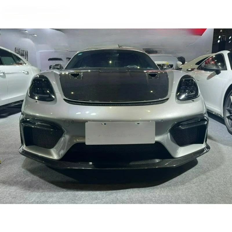 

ForPorsche 718 GT4 RS Front Lip High-quality Dry Carbon Fiber Front Lip Bumper