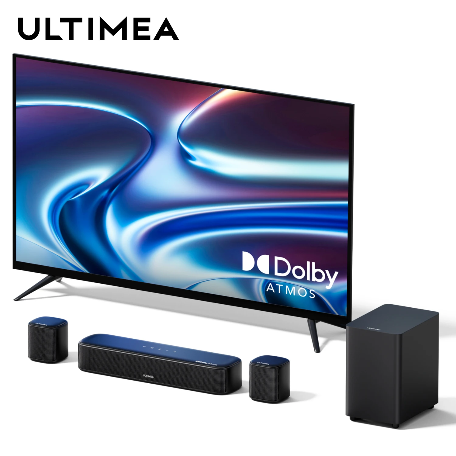 

ULTIMEA 5.1 Sound Bar, Surround Sound System Soundbar for TV with Dolby Atmos&APP Control, Home Cinema Bluetooth Speakers