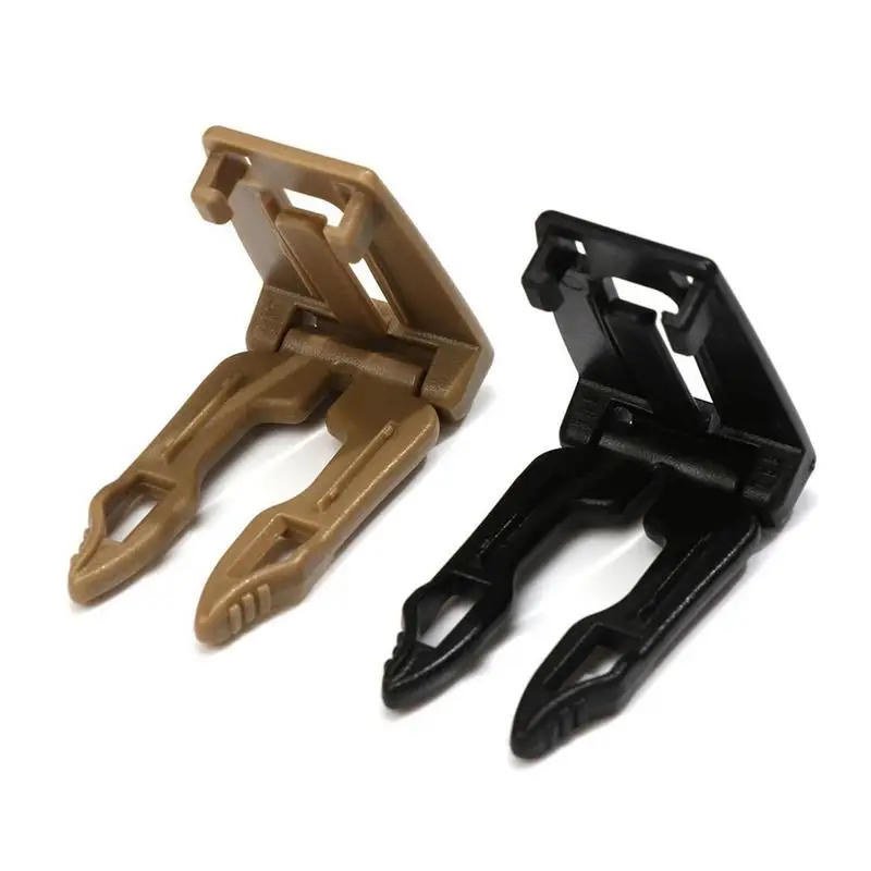 Clips For Webbing Keeper Buckle Strap Molle Webbing End Clip Multifunctional Portable Wear-resistant Webbing End Clip Camping