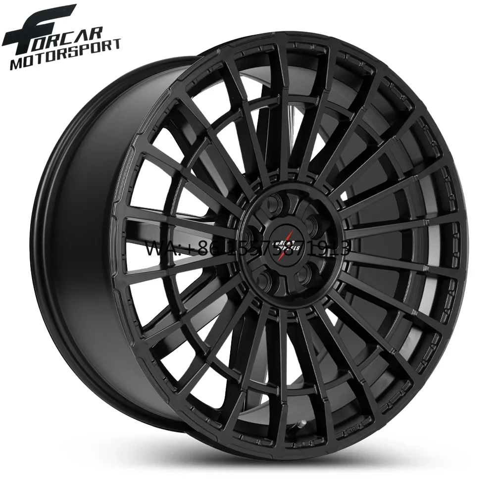 

Gloss Black High-Tech One-Piece Design High Standard 16 17 18 19 20 21 22 23 24 Inch Forcar Motorsport Alloy Forged Wheels Rims