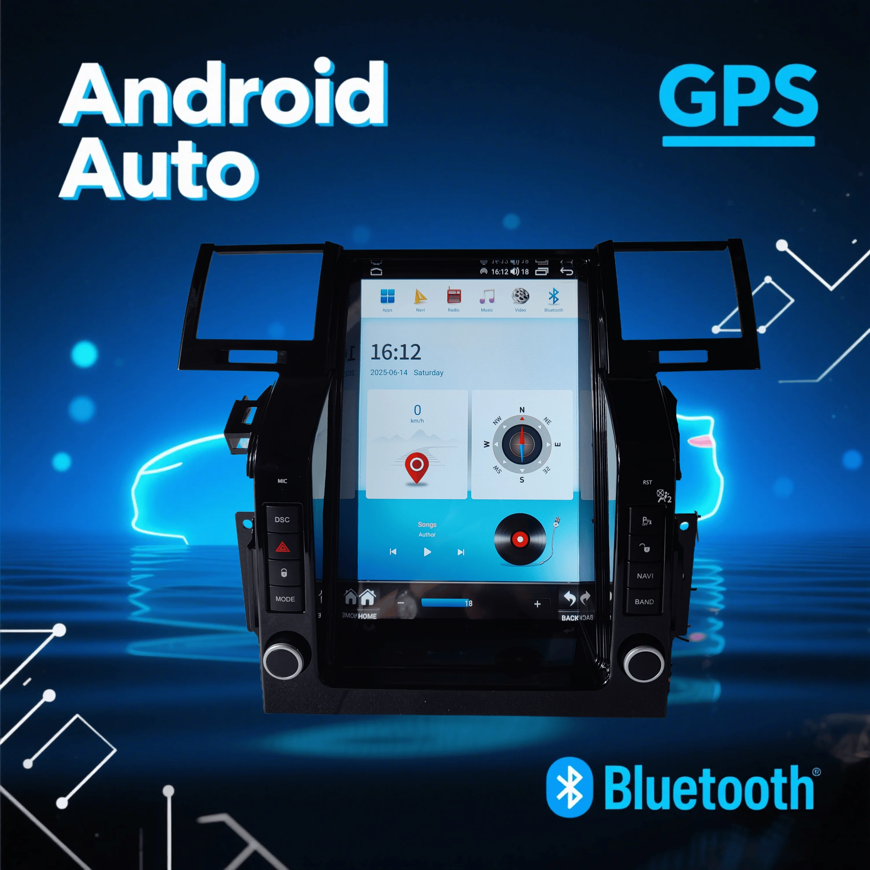 

12.1 " Auto Radio Carplay For Land Rover Range Rover Sport 2005 -2009 Android 14 Car GPS Navigation Head Unit Multimedia Player