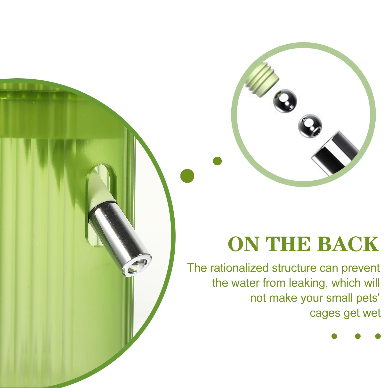 

Automatic Pet Waterer For Hamster Chinchilla Cage Bottle Floor Standing Vertical Feeder Leakproof Convenient Daily Use Hamster