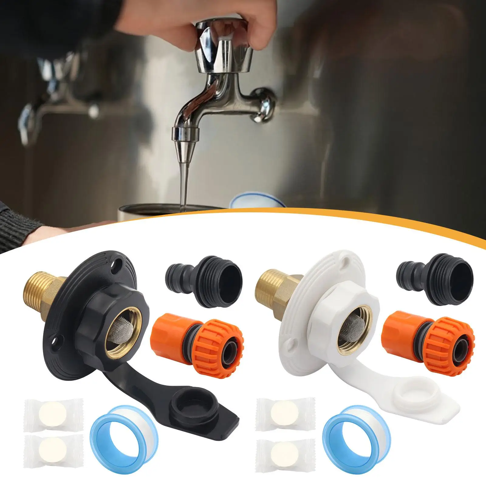 

Входное отверстие для городской воды на автодома со обратным клапаном. Запасные части для лодок на колесах.