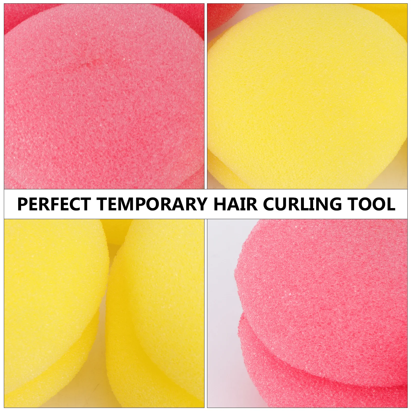 

2 Pack Curler Sponge Durable Mushroom Design Styling Tool Short Mushroom Hair Curl Accessories Women Hair Curlers