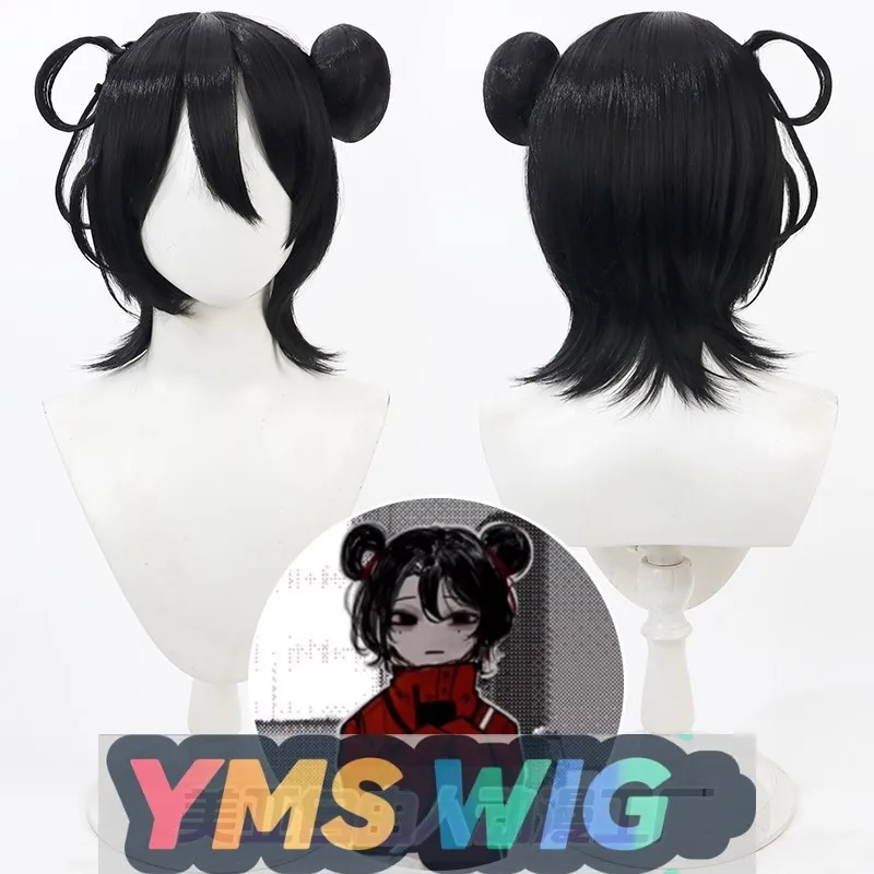

【YMS WIG】Семь смертных грехов Li Yuting, парик для косплея Li Yuting, черный пучок волос с обратным пробором