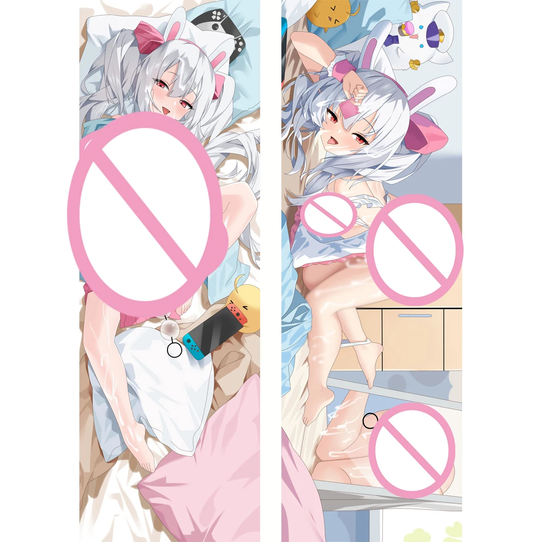 

Azur Lane Laffey Dakimakura Waifu Pillowcase 2-Side Print Pillow Case Hugging Body Cushion Cover Otaku Gift