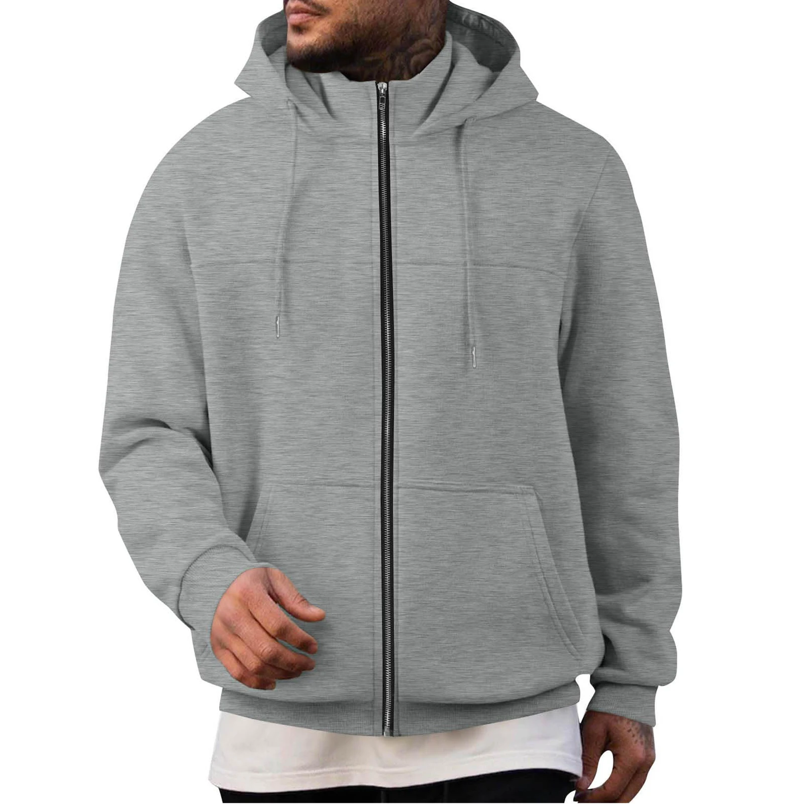 

Новая высококачественная толстовка, куртка, мужское пальто, зимний кардиган на молнии, свитер с капюшоном, модная мужская одежда, куртка