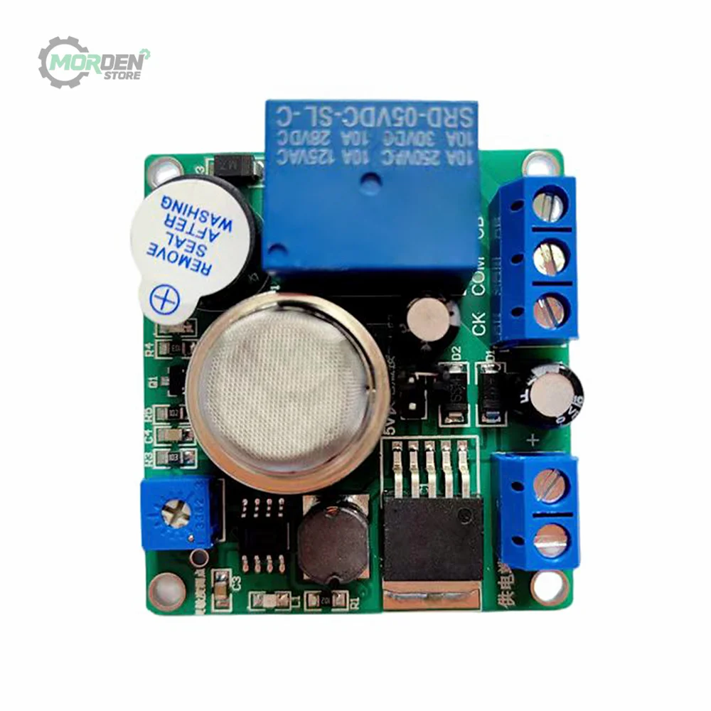 MQ-2 Smoke Sensor Module Smoking Detector Controller Relay Alarm Switch Power Supply Accessories