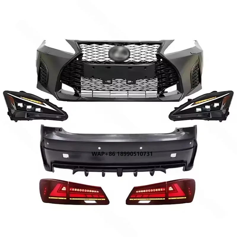 

High Quality Bumper Headlight Taillight Assembly Kit for Lexus Modification Upgrade Is250 Is300 New Model 2006-2019 Body Kit