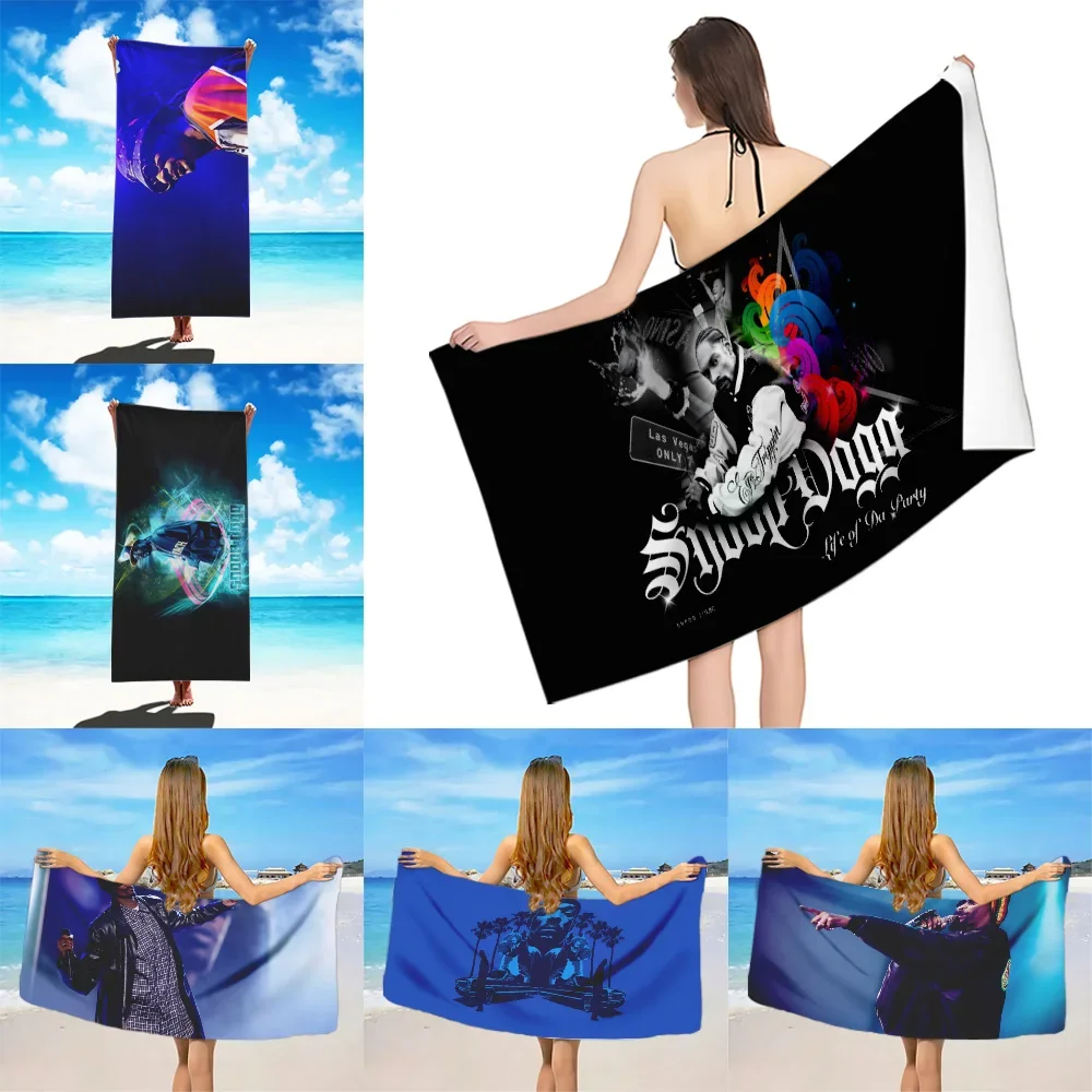 S-Snoop D-Dogg Beach Towel Microfiber Sand Free Quick Dry Soft Sandproof Pool Towels Gift for Women Travel Gym Shower Camping