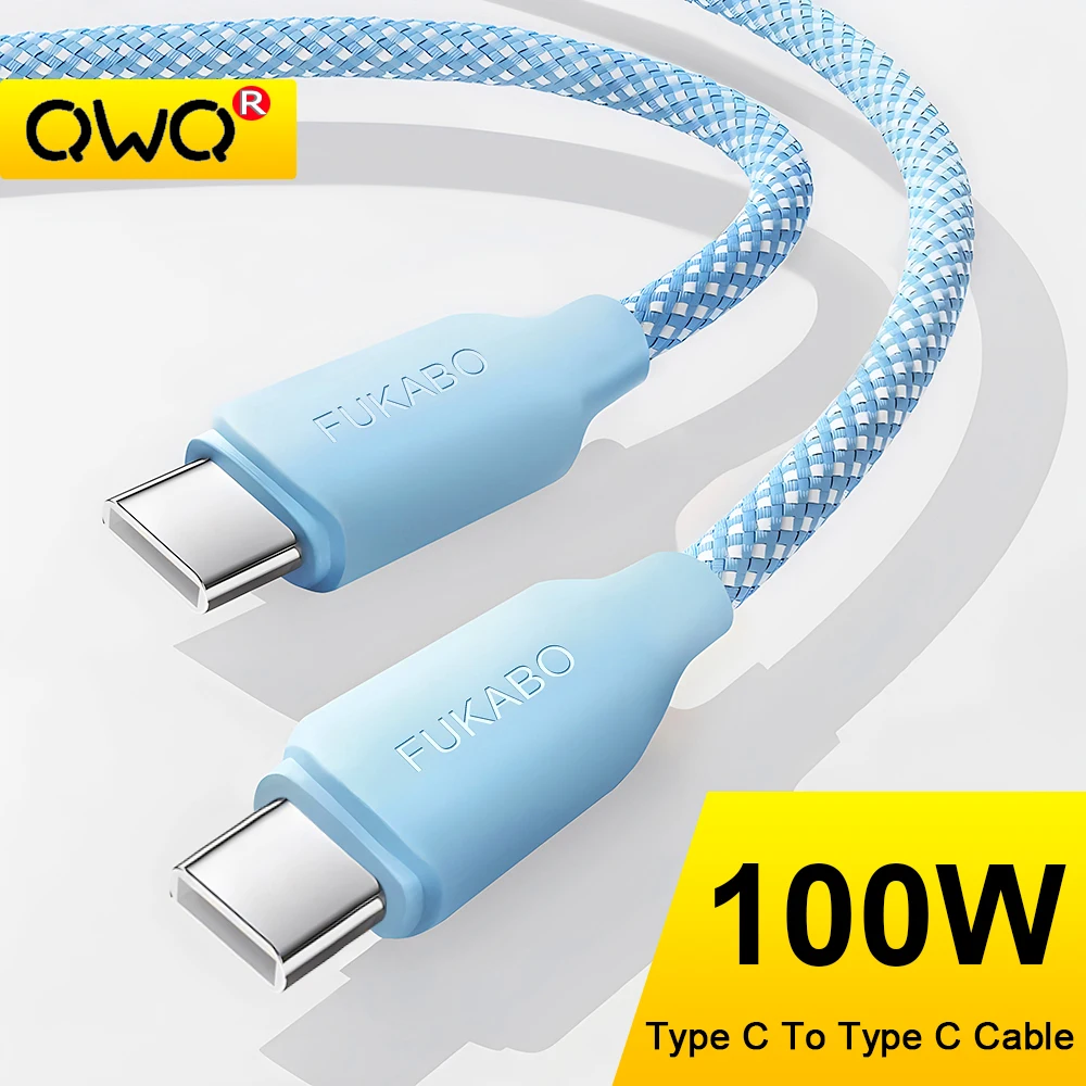 PD 100W USB C To USB Type C Cable Fast Charging Cable For iPhone 15 16 Pro Max Xiaomi Oneplus Realme Samsung Charger Accessories