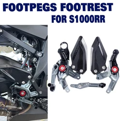 For BMW S1000RR S 1000 RR 2015-2018 S1000 RR Motorcycle Footrest Carbon Fiber Adjustable Rear Sets Foot Pegs Rearset Footpeg