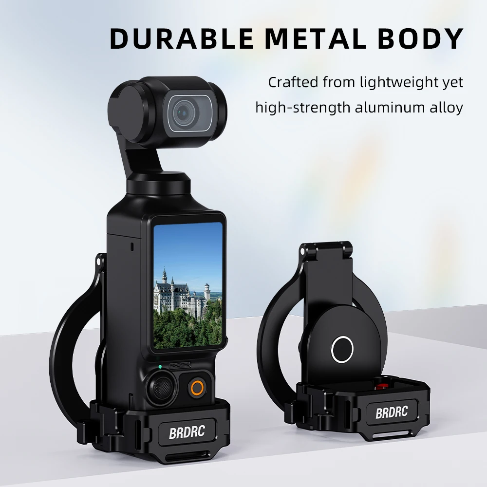 BRDRC Magnetischer Adapterhalter für DJI Osmo Pocket 4/3, Magsafe-Halterung für iPhone 17/16/15/14/13, Pocket 4/3 Zubehör – Detail 7