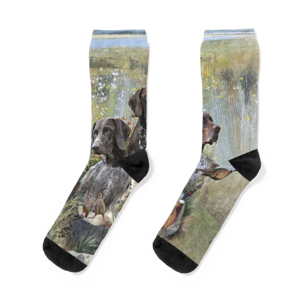 

German Shorthaired Pointers, Passion for Birds Socks anime basketball designer Socks Women Men's