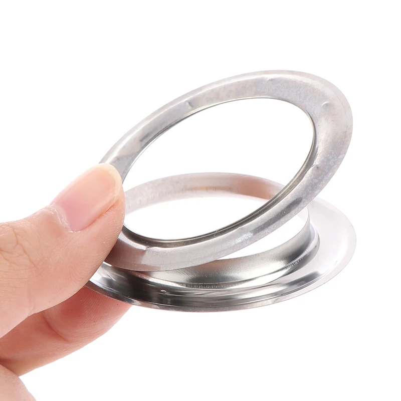 10 pairs Eyelet Curtain Rings Curtain Grommet Top Silvery Metal Ring Header Curtain Accessories Be Assembled With A Press