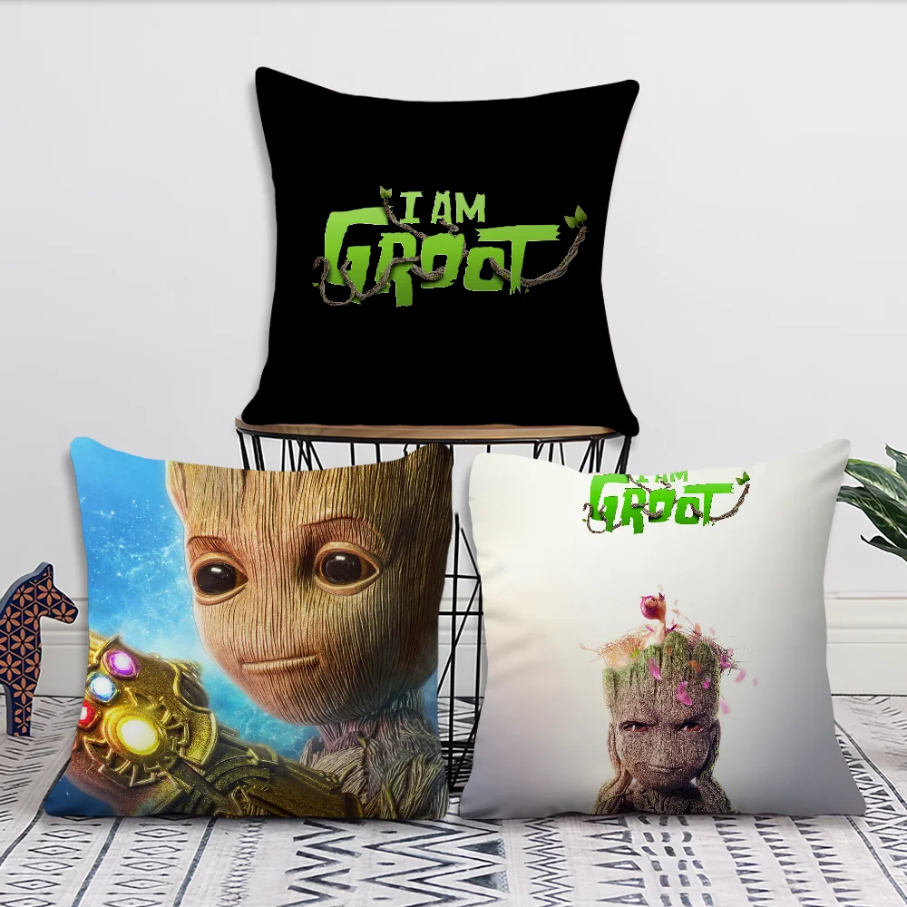 Cartoon Cute cushion I cover Pillow Case Room G-Groot Bedroom Sofa Am Living Backrest Car Square Headboard