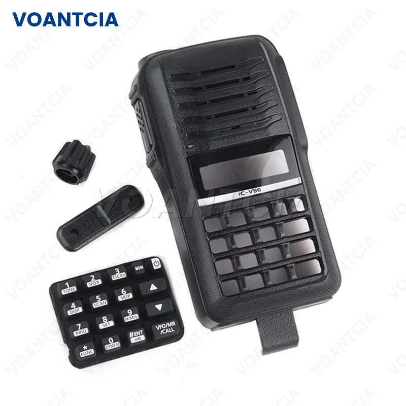 

Front Shell Housing Case for Icom IC-V86 Knobs Keyboard Walkie Talkie