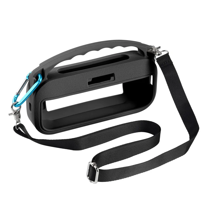 حافظة غطاء سيليكون ZOPRORE لمكبر الصوت Bose SoundLink Flex (الجيل الثاني)، غطاء حماية للسفر مع حزام كتف وحلقة تسلق