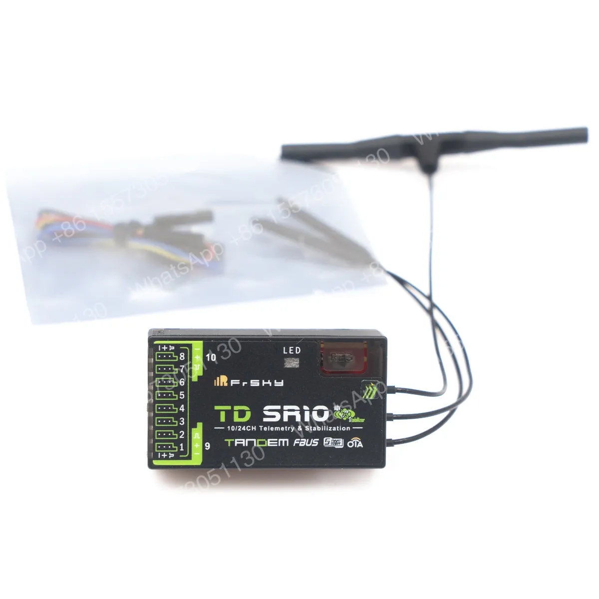 [FrSky] TD R10/TD SR10 Receiver, Dual Band 10 Channel, Fixed Wing
