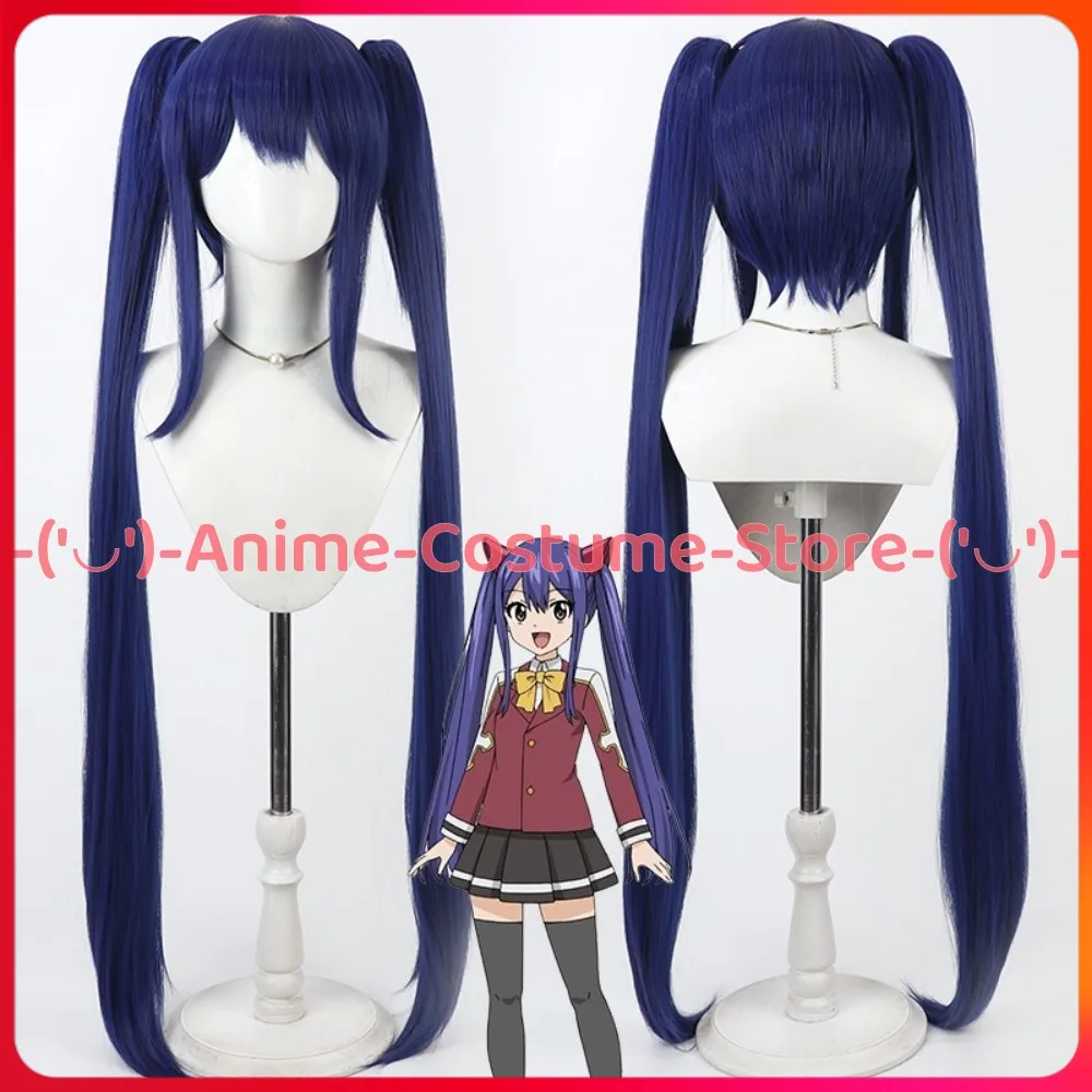 

Fairy Tail Wendy Marvell Cosplay Wig Ponytail Game Character Halloween Carnival Party Costume Wigs Heat Resistant Synthetic Hair
