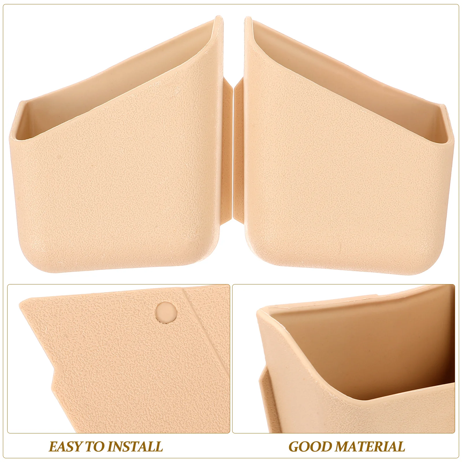 

2 Pcs Car Storage Box Bin Organiser Trunk Organizer Holder Cell Phone Interior Adhesive Glasses Holders Stand