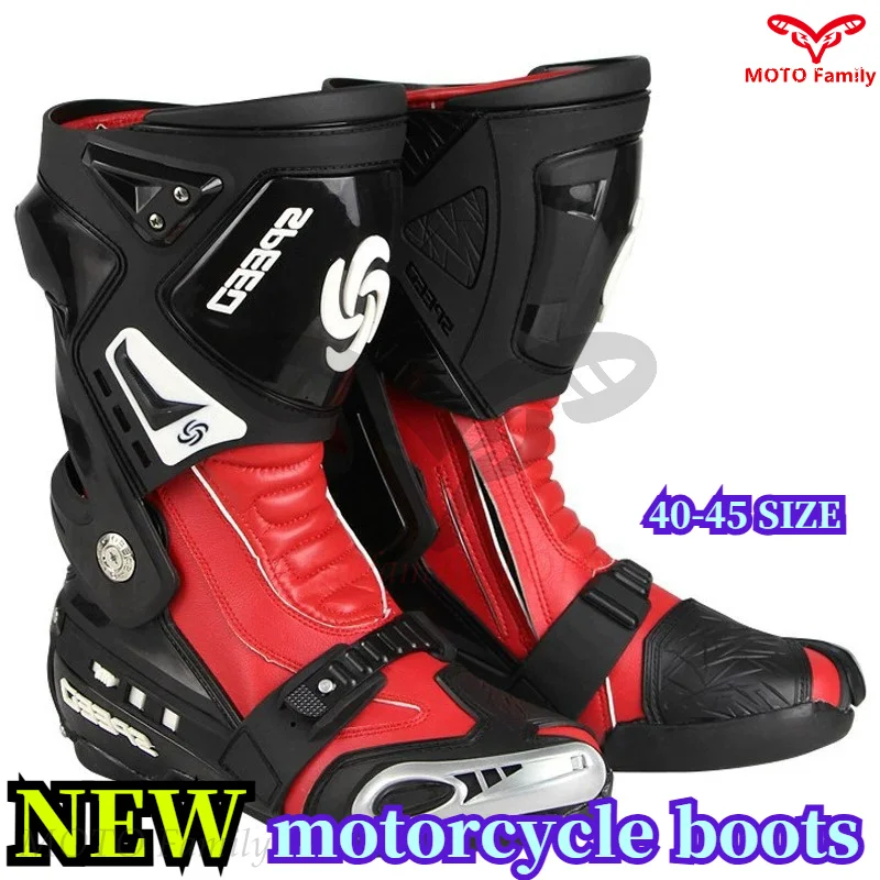 Summer motorcycle riding boots breathable anti-drop knight racing shoes off-road long-distance cycling boots