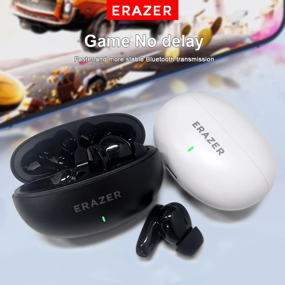 سماعات أذن لينوفو ERAZER AI مترجم بلوتوث V5.3 سماعات رياضية لاسلكية سماعات TWS مع ميكروفون مدمج عالي الدقة