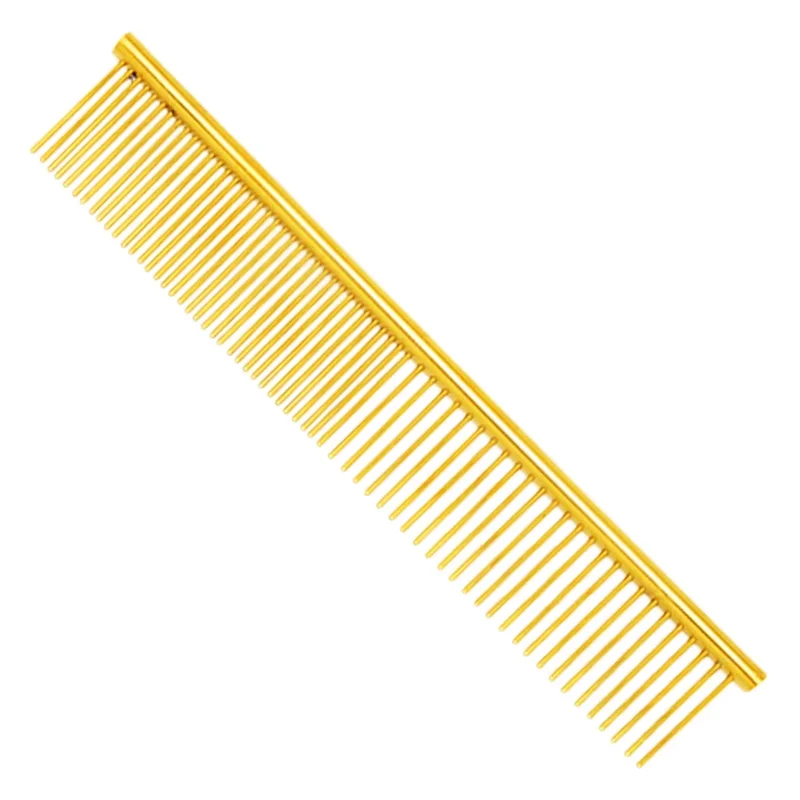 Meisha 19cm Pets Grooming Comb for Dog Cat Clean Brush Stainless Steel Wider and Dense Teeth Pet Suppliers Remove Tangles D0002A