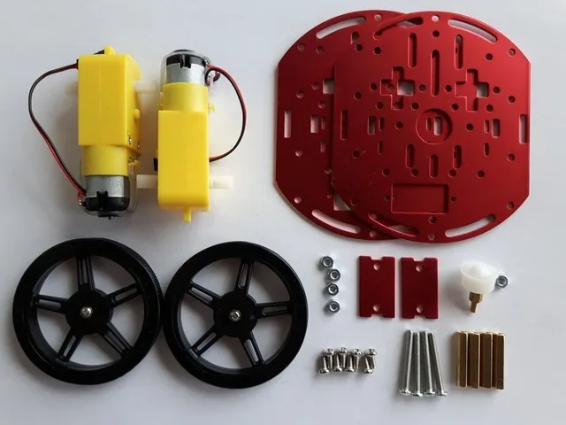 2 WD Drive Educational Robot Car Chassis