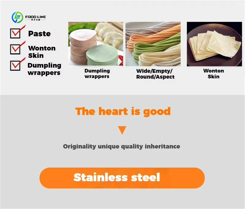 Piccola pressa per pasta per pizza e farina in acciaio inossidabile Nuova condizione per appiattire la sfogliatrice per pasta di grano