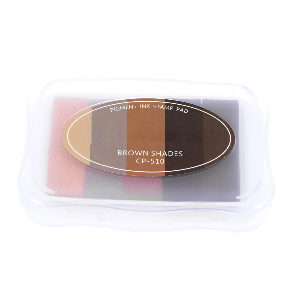 

5 Colors Gradient Printing Station Ink Pad Craft Stamps Hand Account Brown