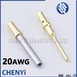 Deutsch DTM 1.0mm Series Pin 0460-202-2031 0462-201-2031 Gold Plated Stainless Steel 20AWG Crimp Solid Female male Terminals